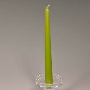 Candele coniche 12 PZ - 25x250 Mm / Verde acido