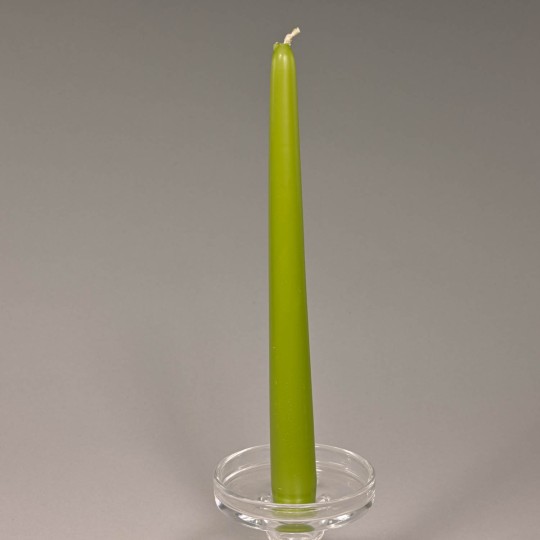 Candele coniche 12 PZ - 25x250 Mm / Verde acido