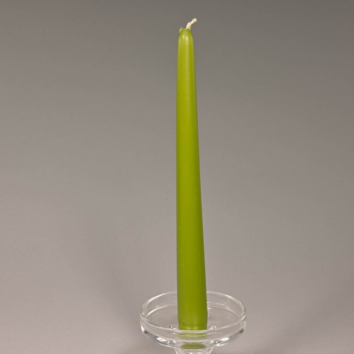 Candele coniche 12 PZ - 25x250 Mm / Verde acido
