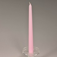 Candele coniche 12 PZ - 25x250 Mm / Rosa chiaro