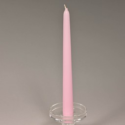 Candele coniche 12 PZ - 25x250 Mm / Rosa chiaro