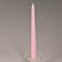 Candele coniche 12 PZ - 25x250 Mm / Rosa chiaro