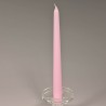 Candele coniche 12 PZ - 25x250 Mm / Rosa chiaro