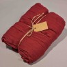 Runner "Cotone" - 70 x 300 Cm / Lampone scuro