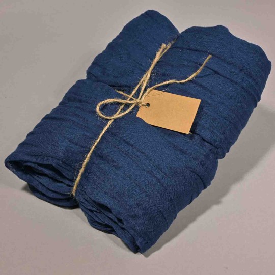 Runner "Cotone" - 70 x 300 Cm / Blu