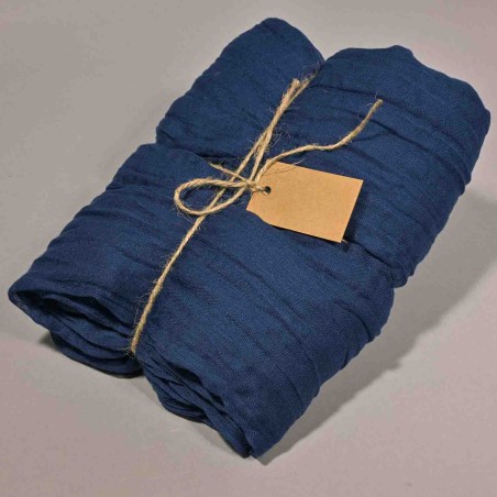 Runner "Cotone" - 70 x 300 Cm / Blu