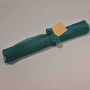 Runner in "Chiffon" - 28 Cm x 3 M / Verde petrolio
