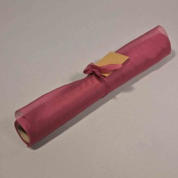 Runner in "Chiffon" - 28 Cm x 3 M / Lampone