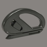 Taglierina manuale - 10x6x1 Cm / Nero