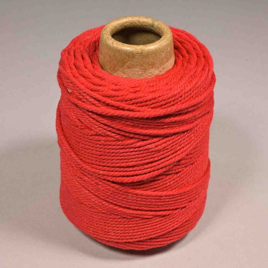 Cordino in Cotone - 4 Mm x 100 M / Rosso