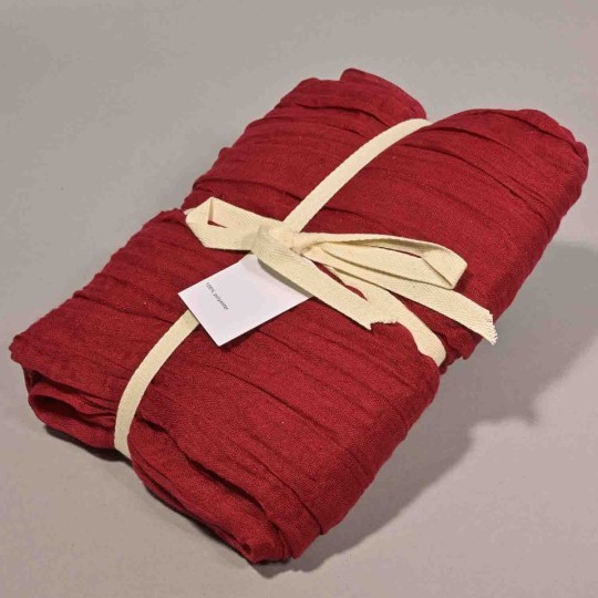 Runner in tessuto - 90 Cm x 3 M / Rosso Scuro
