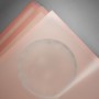 Fogli "Mat square"con bordo 12 Pezzi 50 My - 58x58 Cm / Rosa