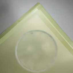 Fogli "Mat square"con bordo 12 Pezzi 50 My - 58x58 Cm / Verde chiaro