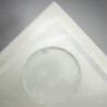 Fogli "Mat square"con bordo 12 Pezzi 50 My - 58x58 Cm / Bianco