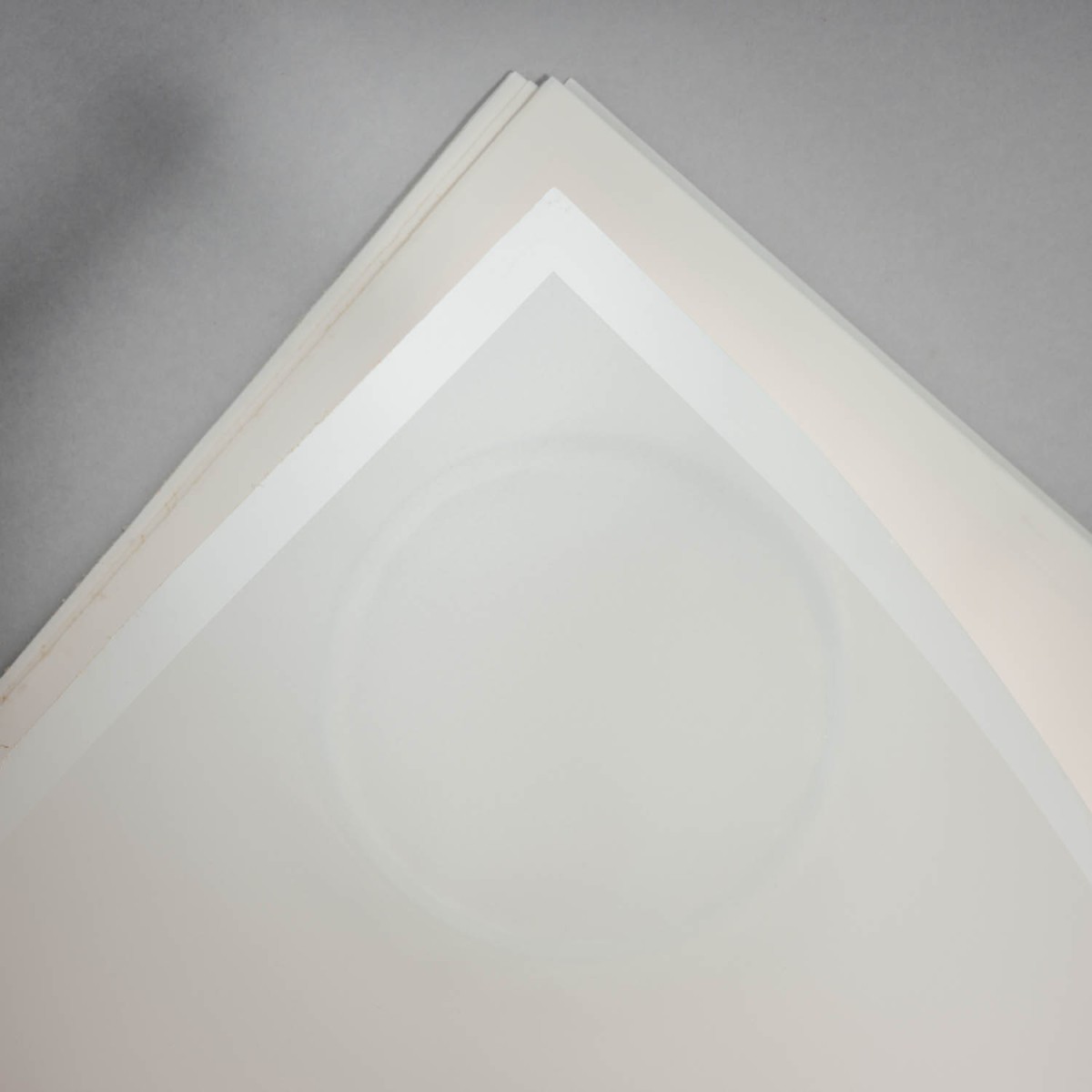 Fogli "Glam" con bordo 25 Pezzi - 50x50 Cm / Bianco