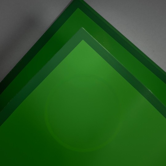 Fogli "Glam" con bordo 25 Pezzi - 50x50 Cm / Verde