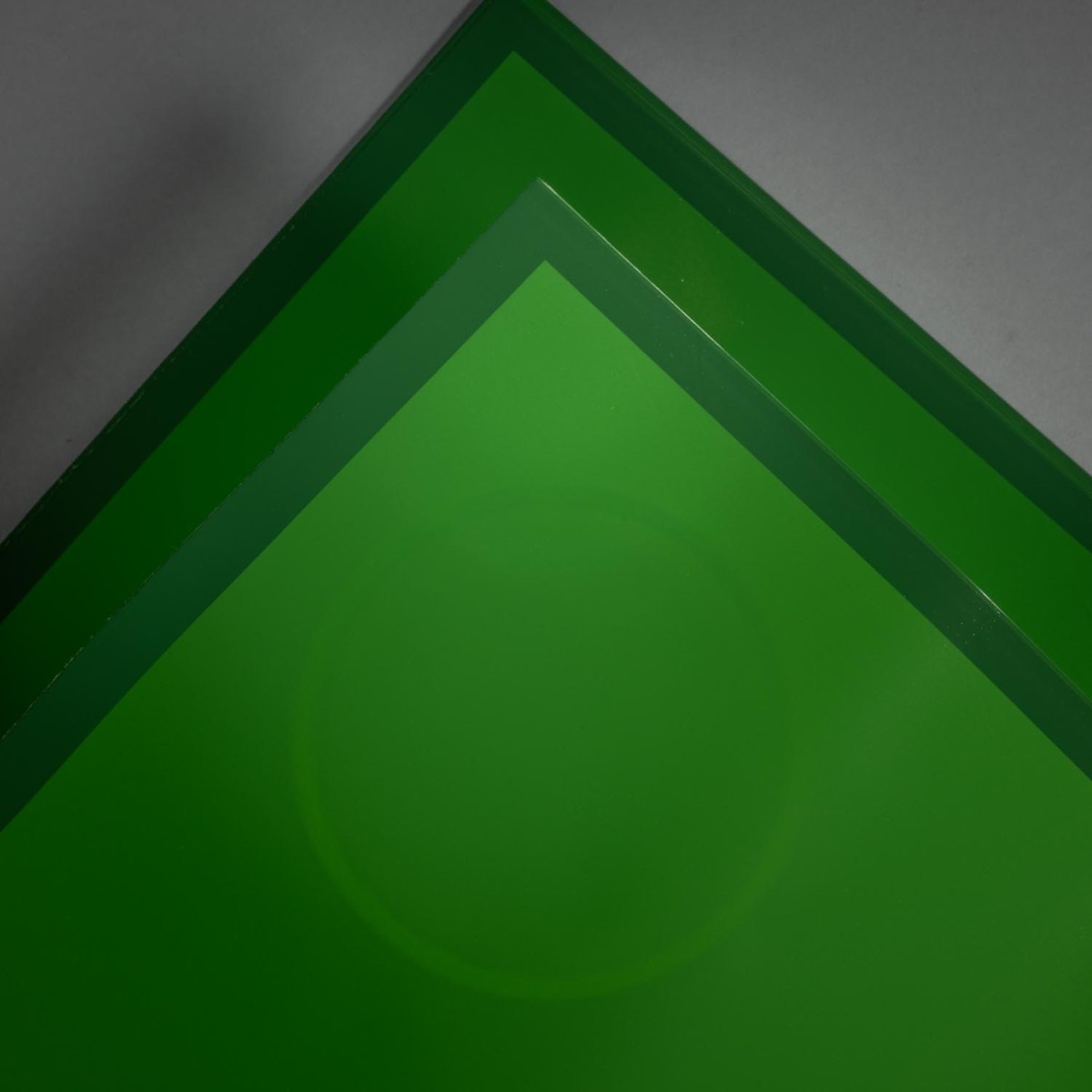 Fogli "Glam" con bordo 25 Pezzi - 50x50 Cm / Verde
