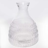 Vaso in vetro con collo stretto - D 15x20 Cm / Trasparente