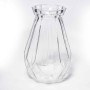 Vaso in vetro squadrato - D 11x18 Cm / Trasparente