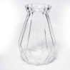 Vaso in vetro squadrato - D 11x18 Cm / Trasparente
