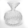 Vaso in vetro a collo stretto - D 17x20 Cm / Trasparente