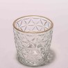 Portatealight in vetro - 7,5x7,5 Cm / Assortito