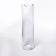 Parafiamma in vetro - D 7x30 Cm / Trasparente