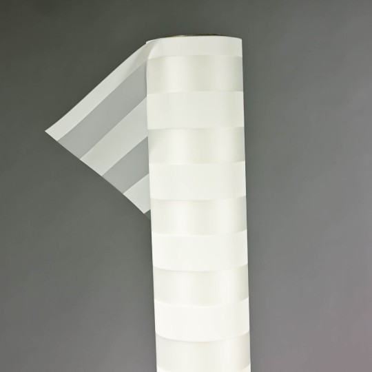 Bobina PPL a righe - 1x20 M / Bianco