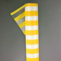 Bobina PPL a righe - 1x20 M / Giallo