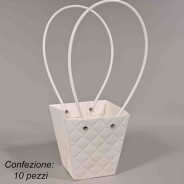 Borsine carta 10 PZ - 13x9,5x15 Cm / Bianco