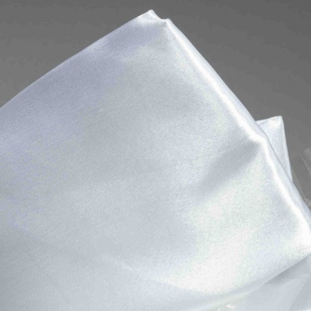 Telo in raso satin - 1,5x3 M / Bianco