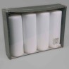 Moccoli candela 4 Pezzi - 70x200 Mm / Bianco