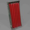 Candele coniche 12 PZ - 23x250 Mm / Rosso carminio