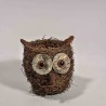 Vaso a forma di gufo - 15x15x16 Cm / Marrone