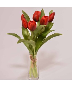 Tulipani "Real touch" - Rosso