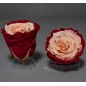 Rose Stabilizzate multicolore - Confezione 6 pezzi - Rosa/Vinaccia