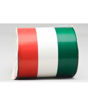 Nastro tricolore in tessuto o in carta con diversi spessoriCarta150 mm.