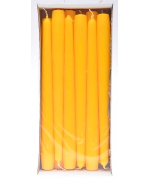 Candele coniche 23 MM vari colori - Confezione 12 pezzi - Limone