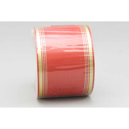 Nastro per funebre 75 mm in carta lunghezza 50 m - Rosso