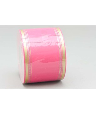 Nastro per funebre 75 mm in carta lunghezza 50 m - Fucsia