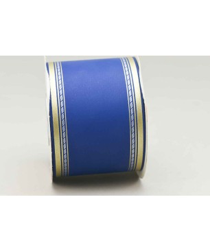 Nastro per funebre 75 mm in carta lunghezza 50 m - Blu