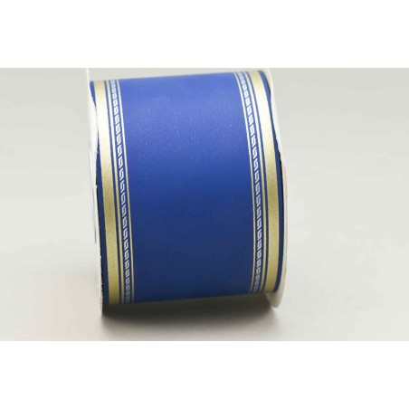 Nastro per funebre 75 mm in carta lunghezza 50 m - Blu