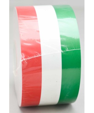 Nastro tricolore in tessuto o in carta con diversi spessoriCarta75 mm.