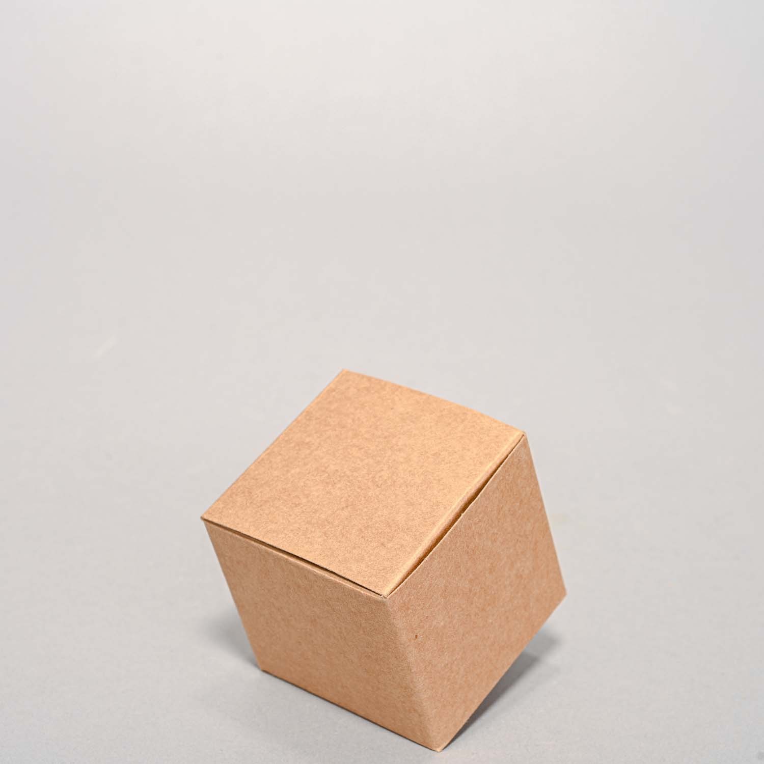 Scatole pieghevoli 10 Pezzi - Avana / 6x6x6 Cm 