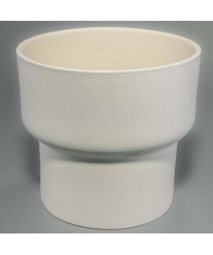 Vaso "Riva" bianco - D 26 Cm