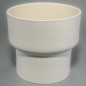 Vaso "Riva" bianco - D 26 Cm