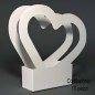 Shopper in carta "love" 38x40 - Bianco