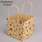 Contenitori in carta 14x14x13,5 Cm - 12 pezzi