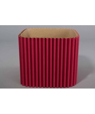 Scatole Wave 6 PZ - 20x20x14 Cm Colore: Fucsia