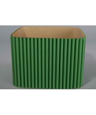 Scatole Wave 6 PZ - 25x25x16 Cm Colore: Salvia